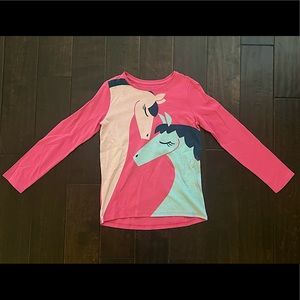 Tea Collection Long-Sleeved Unicorn Shirt